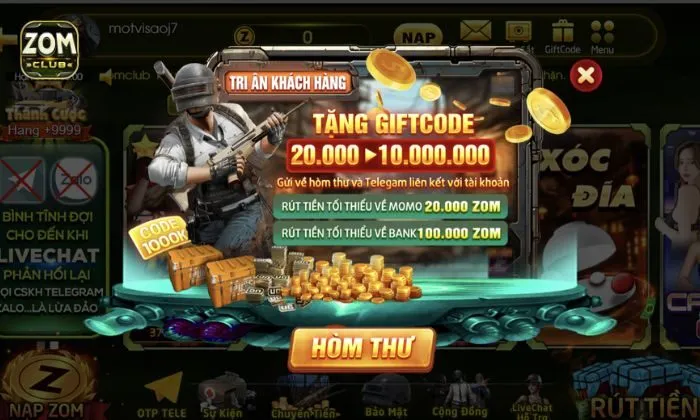 Tải Zomclub apk Tải zomclub apk ngập tràn ưu đãi, tham gia nhận thưởng không giới hạn